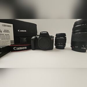 Canon Black EOS Rebel T7 Camera with Lens Kit